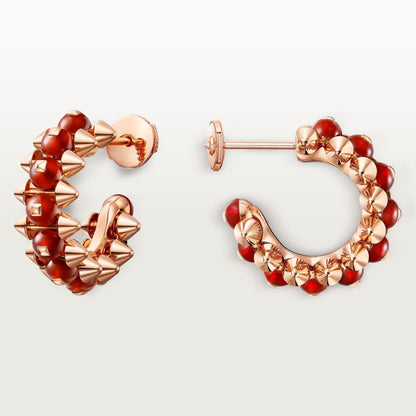 [Triumph Jewelry]CLASH 7.9MM AGATE CHALCEDONY EARRINGS