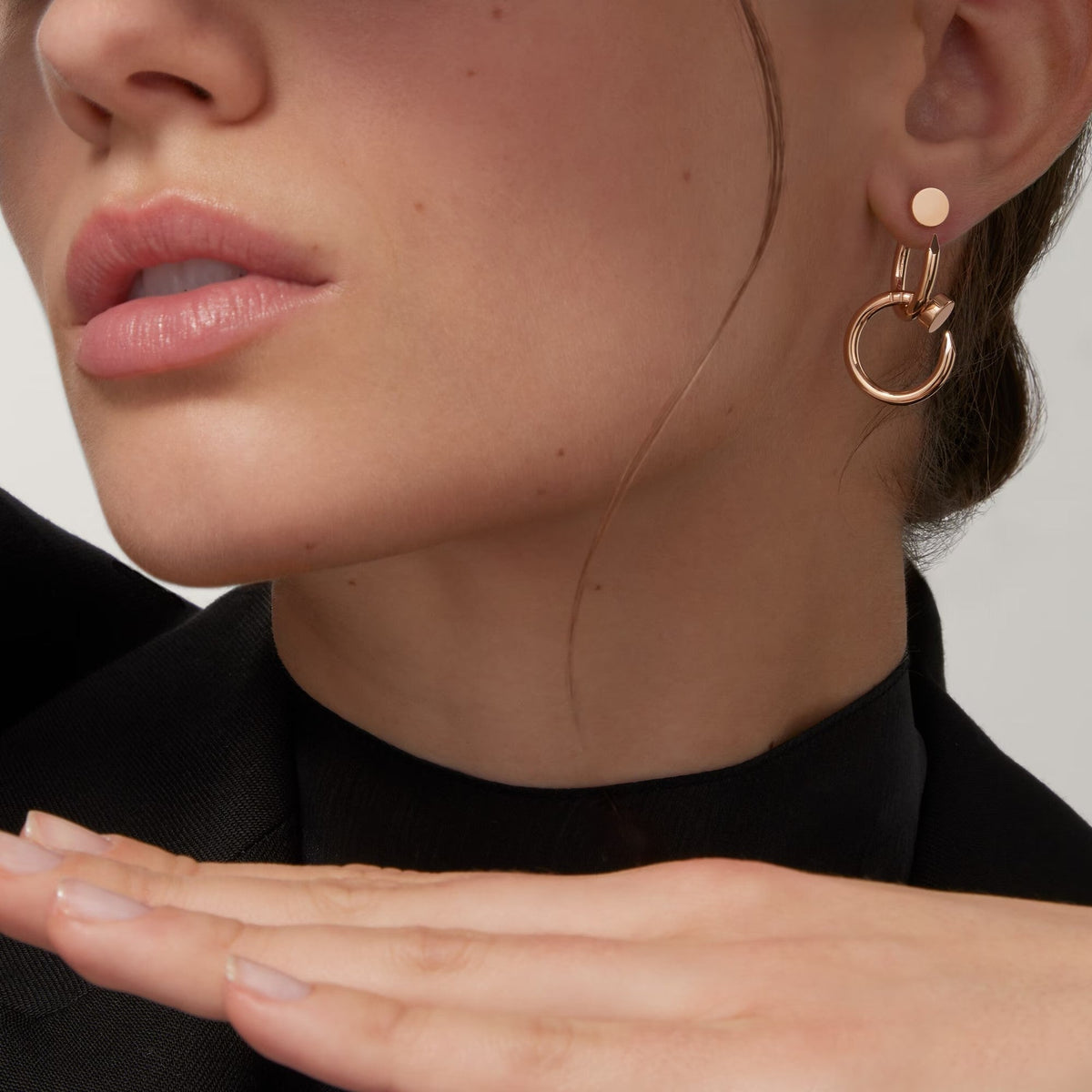 [Triumph Jewelry]JUSTE NO DIAMOND DOUBLE EARRINGS