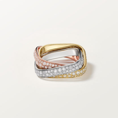 [Triumph Jewelry]TRINITY 3.5MM CUSHION RING COLLECTION