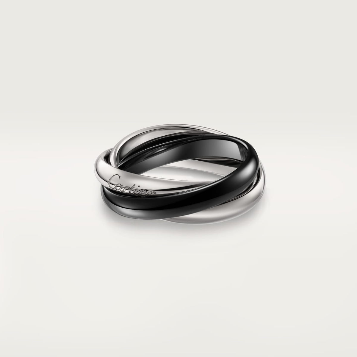 [Triumph Jewelry]TRINITY 3.2MM RING BLACK CERAMIC