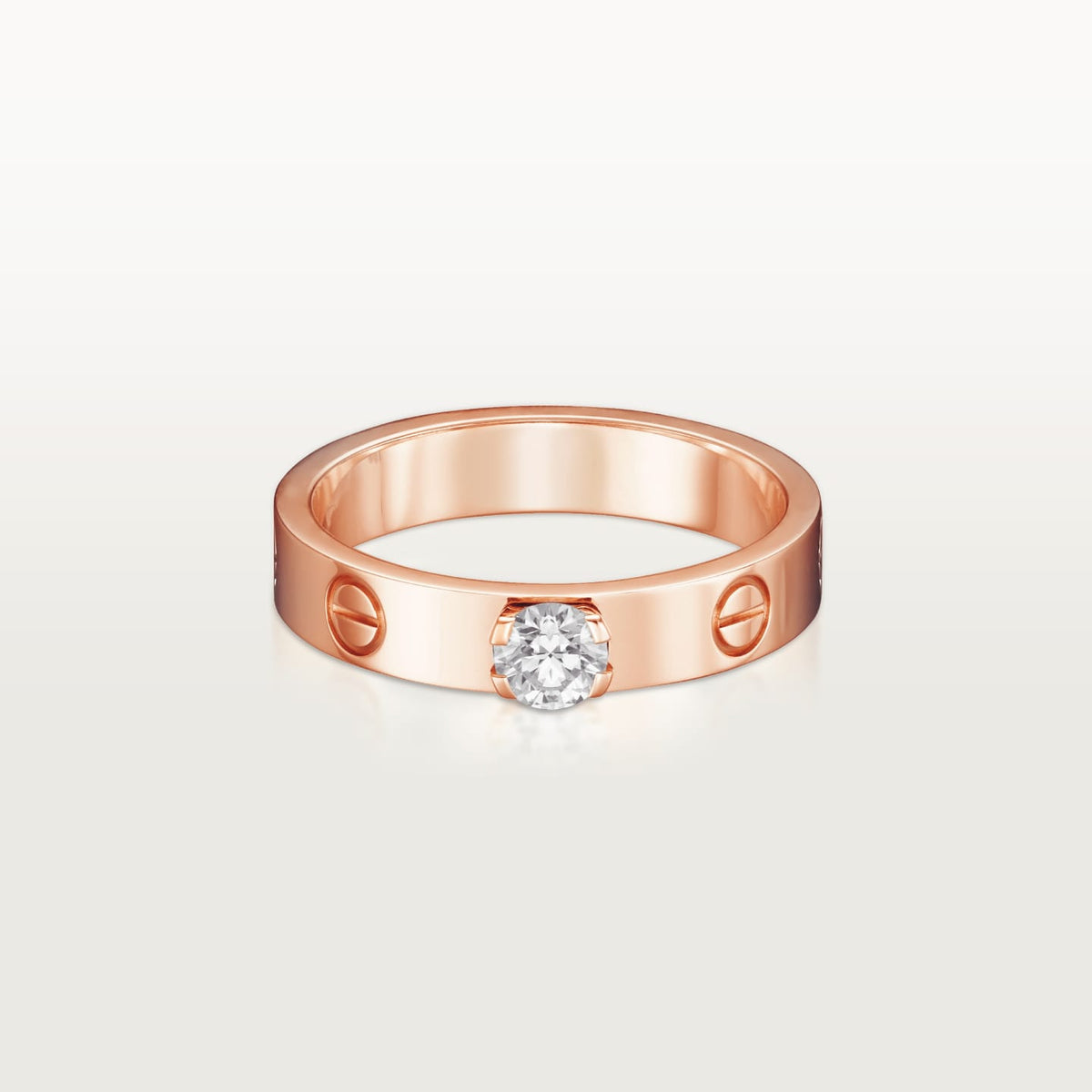 [Triumph Jewelry]LOVE RING 3.6MM 1 BIG DIAMOND