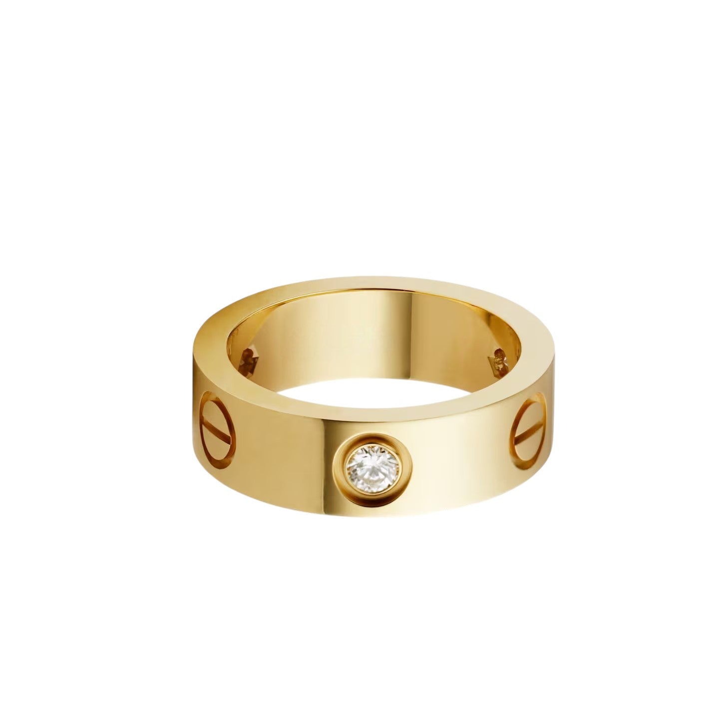 [Triumph Jewelry]LOVE 5.5MM 3 DIAMOND RING