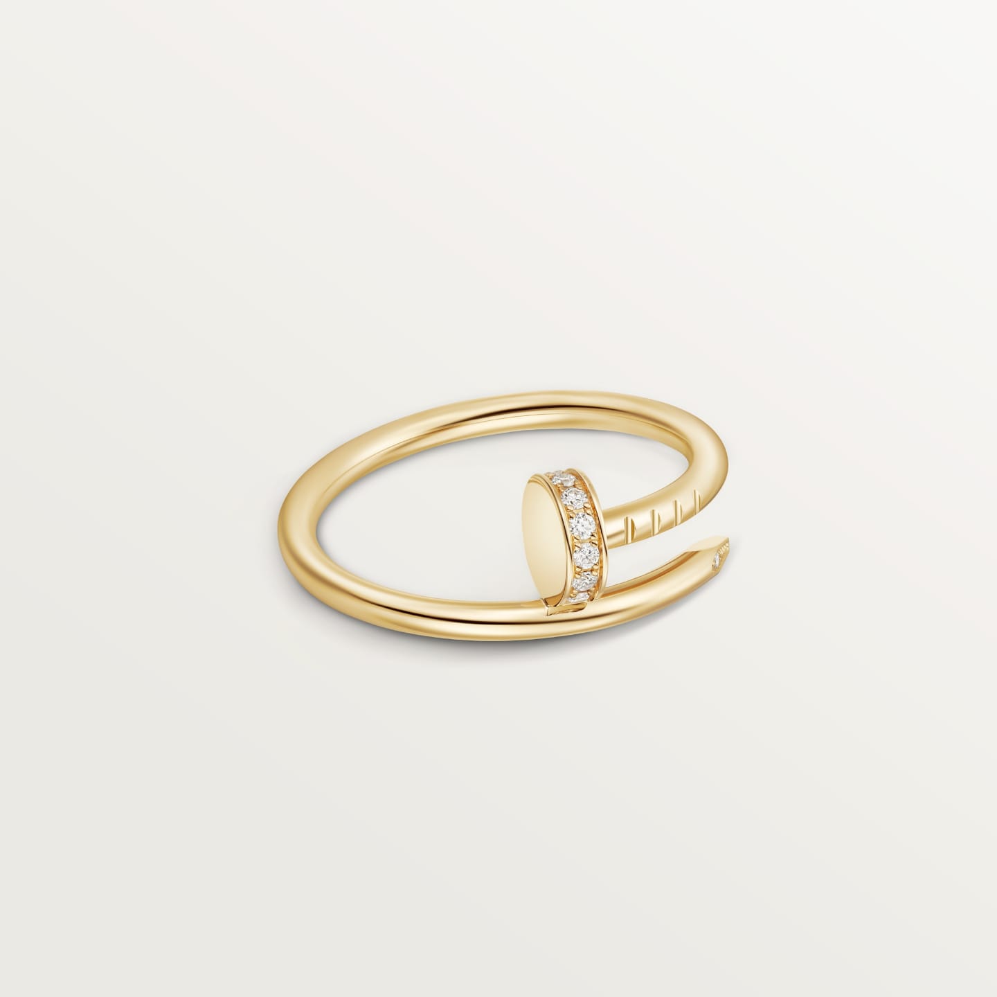 [Triumph Jewelry]JUSTE 1.8MM HALF DIAMOND RING