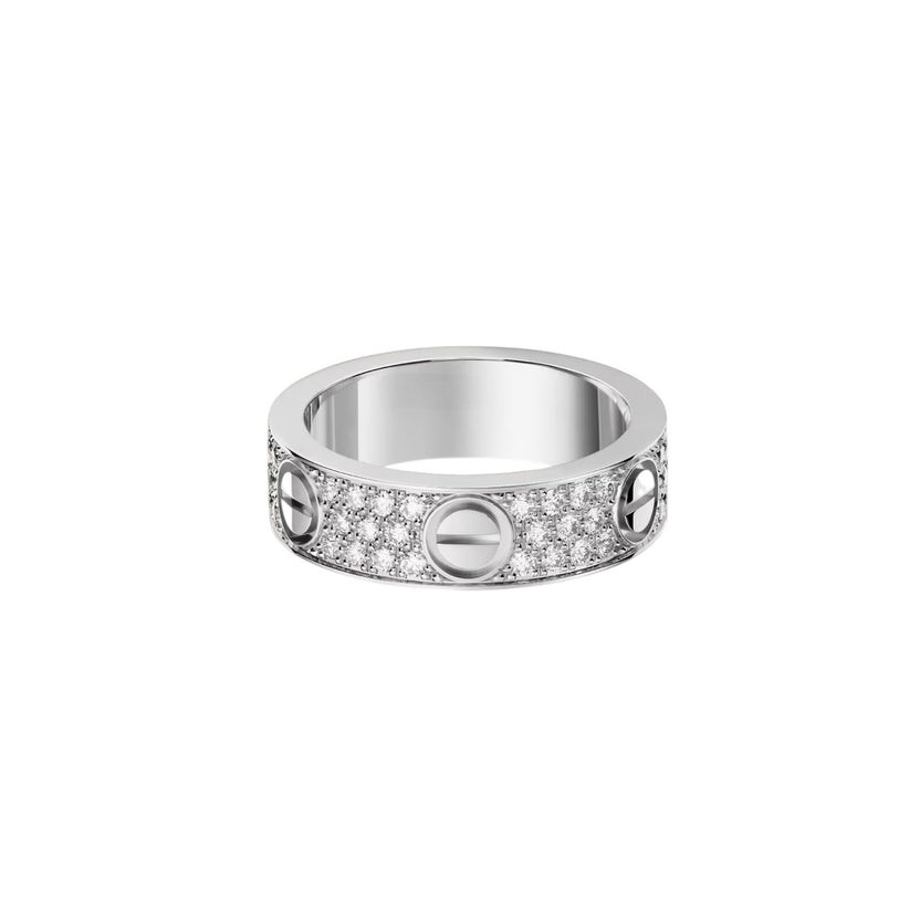 [Triumph Jewelry]LOVE RING 5.5MM DIAMONDS PAVED