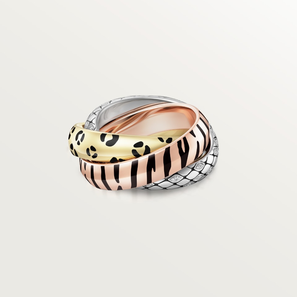[Triumph Jewelry]TRINITY  RING LEOPARD PRINT