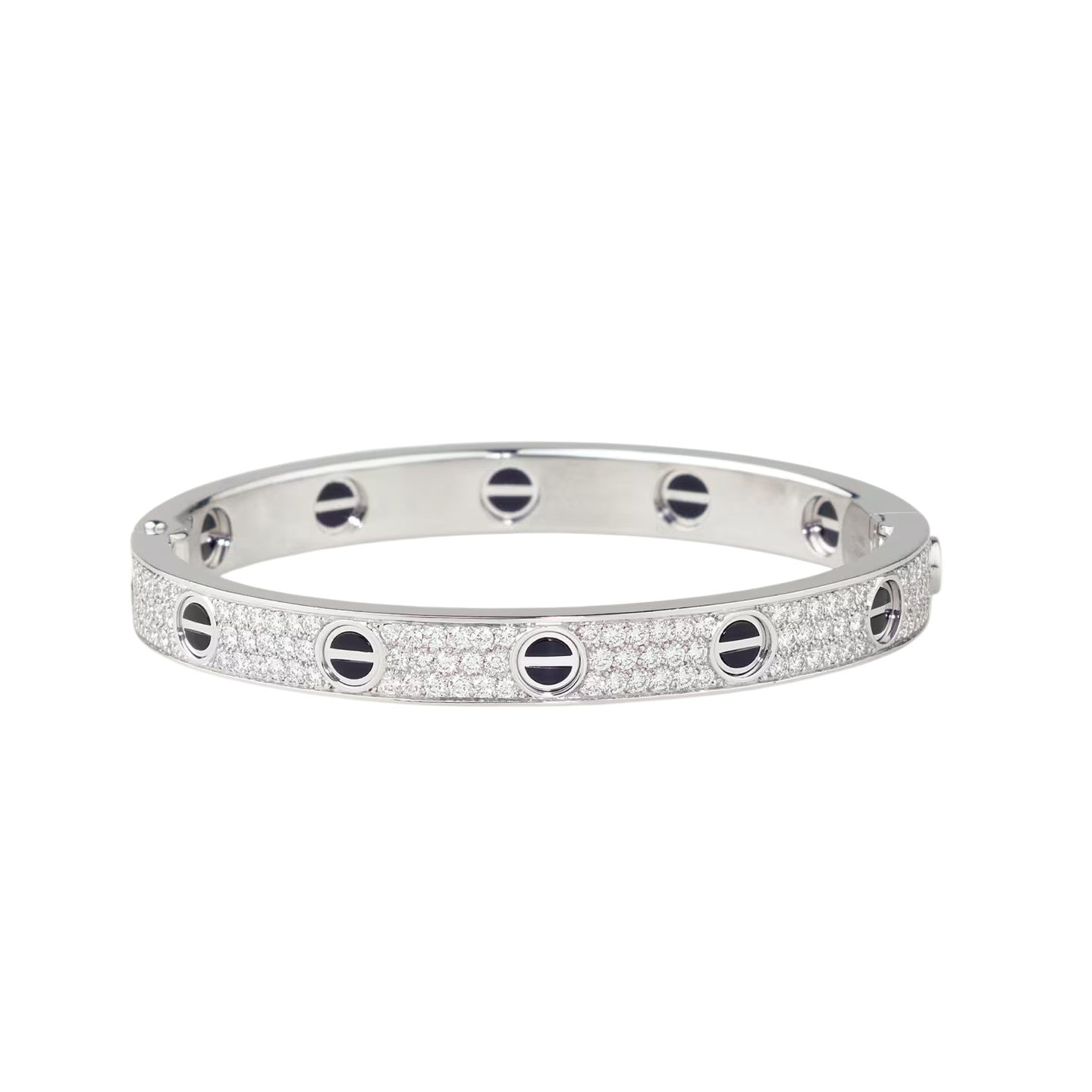 [Triumph Jewelry]LOVE BRACELET 6.1MM DIAMOND-PAVED CERAMIC