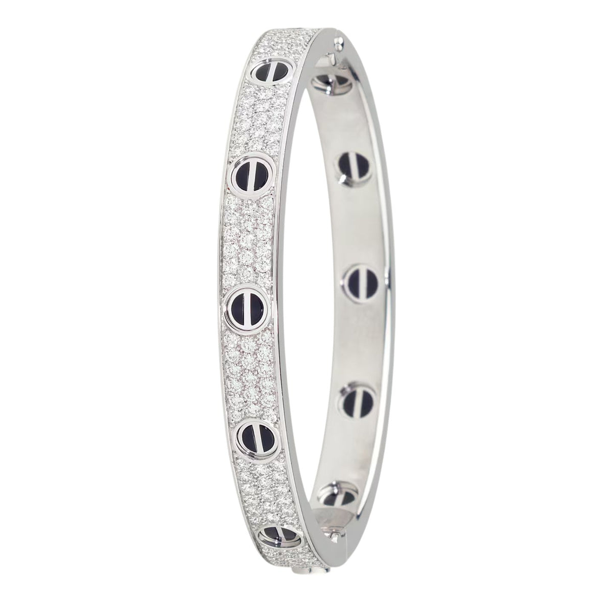 [Triumph Jewelry]LOVE BRACELET 6.1MM DIAMOND-PAVED CERAMIC