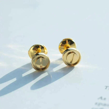[Triumph Jewelry]LOVE EARRINGS GOLD 10MM