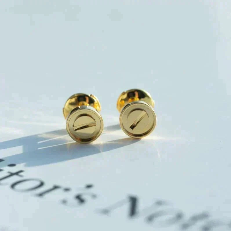 [Triumph Jewelry]LOVE EARRINGS GOLD 10MM