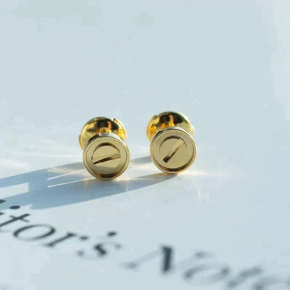 [Triumph Jewelry]LOVE EARRINGS GOLD 10MM