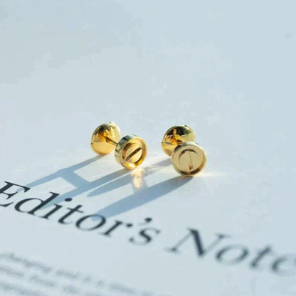 [Triumph Jewelry]LOVE EARRINGS GOLD 10MM