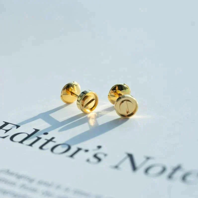[Triumph Jewelry]LOVE EARRINGS GOLD 10MM