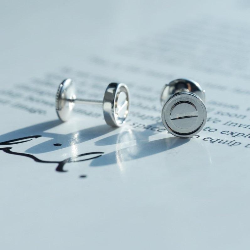 [Triumph Jewelry]LOVE EARRINGS SILVER 10MM