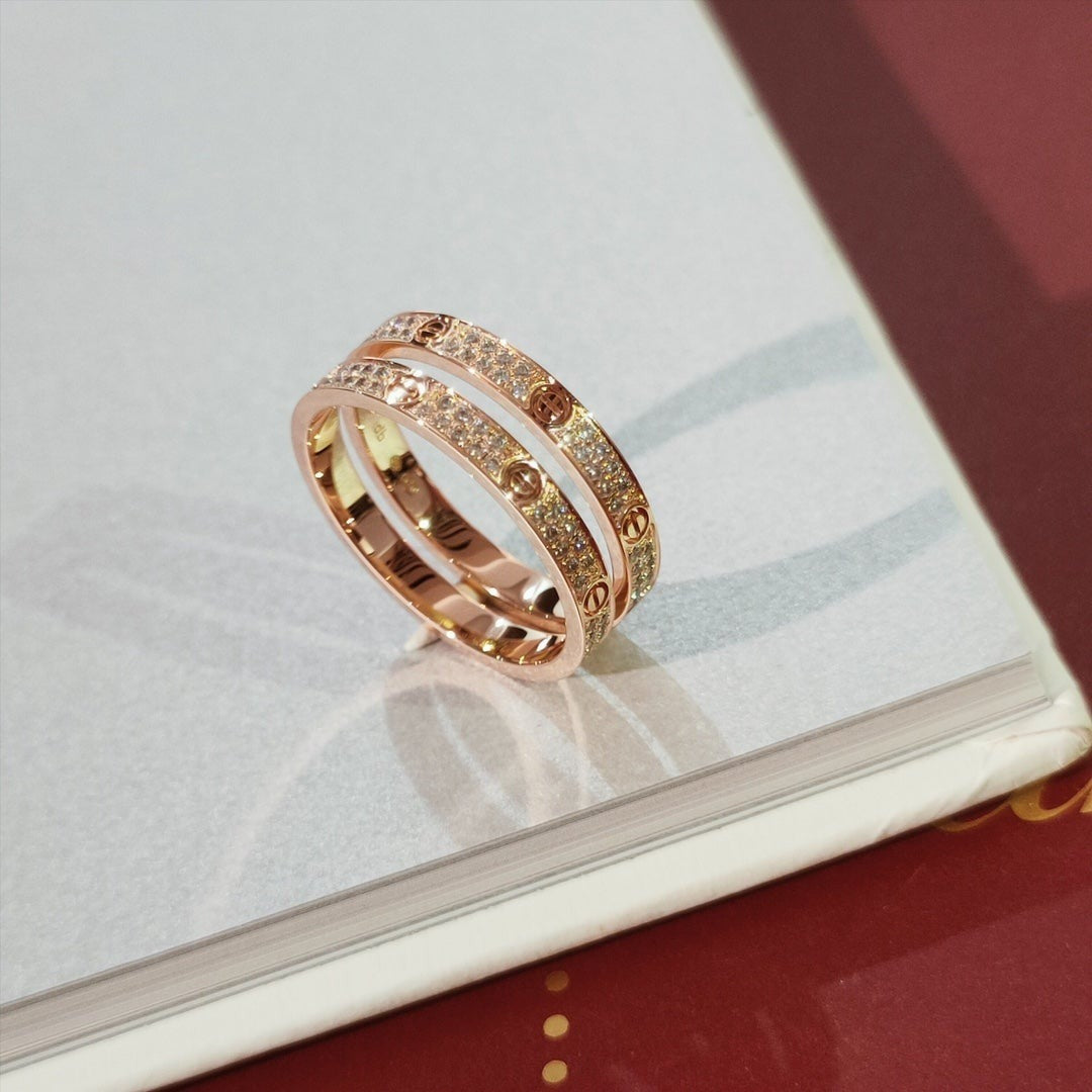 [Triumph Jewelry]LOVE RING 2.65MM DIAMOND