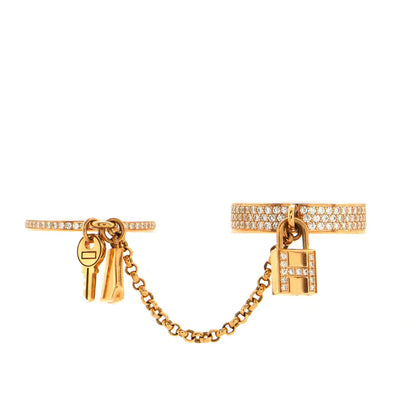 [Triumph Jewelry]HM KELLY CLOCHETTE DOUBLE RING IN  WITH DIAMONDS