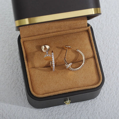 [Triumph Jewelry]JUSTE FULL DIAMOND SMALL EARRINGS