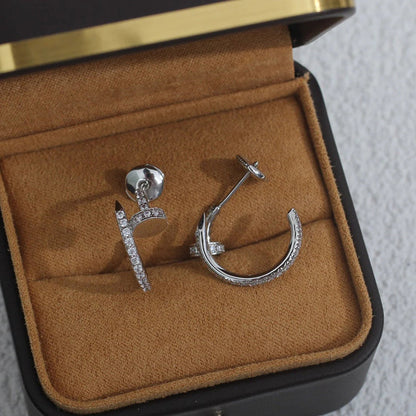 [Triumph Jewelry]JUSTE FULL DIAMOND SMALL EARRINGS