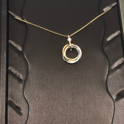 [Triumph Jewelry]TRINITY  NECKLACE 1 DIAMOND