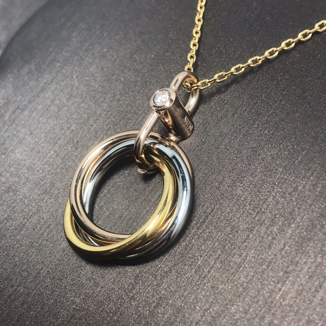 [Triumph Jewelry]TRINITY  NECKLACE 1 DIAMOND
