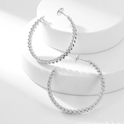 [Triumph Jewelry]CLASH HOOP LARGE EARRINGS