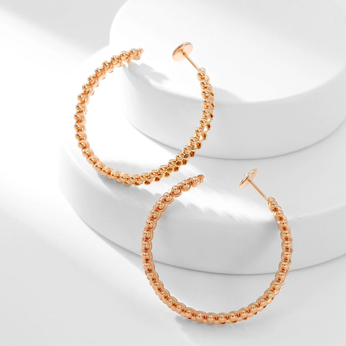 [Triumph Jewelry]CLASH HOOP LARGE EARRINGS