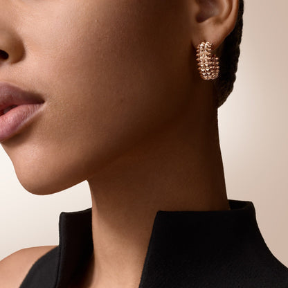 [Triumph Jewelry]CLASH 9.2MM DOUBLE ROW EARRINGS