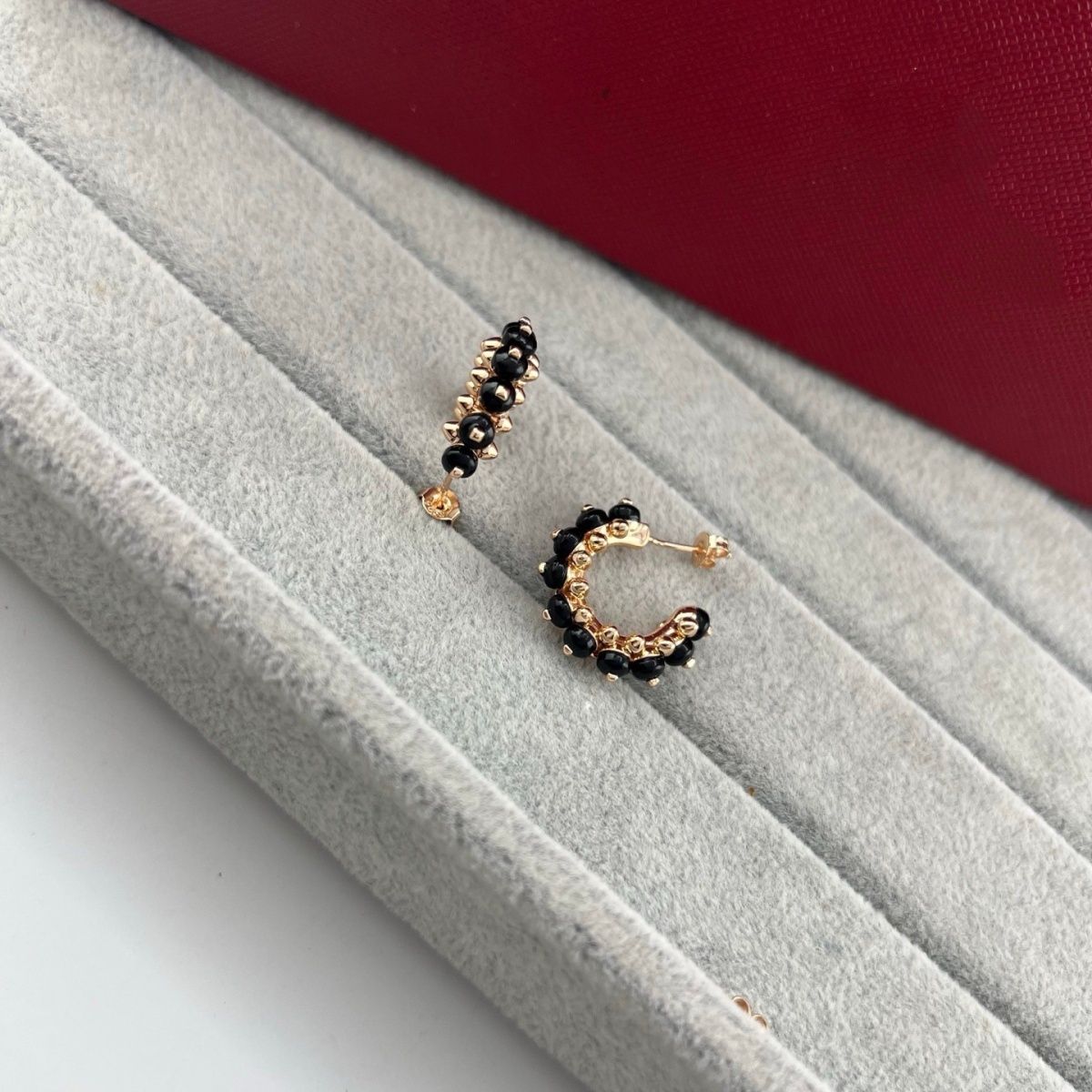 [Triumph Jewelry]NEW COLORED GEMSTONE COLLECTION SMALL HOOP EARRINGS