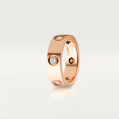 [Triumph Jewelry]LOVE 5.5MM 6 DIAMOND RING