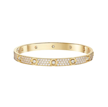 [Triumph Jewelry]LOVE BRACELET 6.1MM DIAMOND-PAVED 10 BIG DIAMONDS