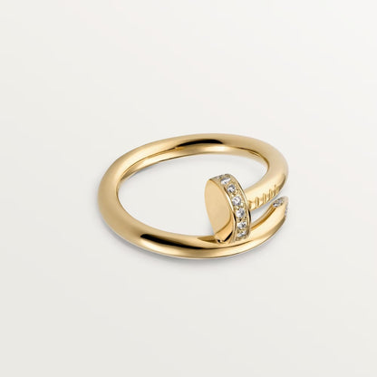 [Triumph Jewelry]JUSTE RING 2.6MM HALF DIAMOND