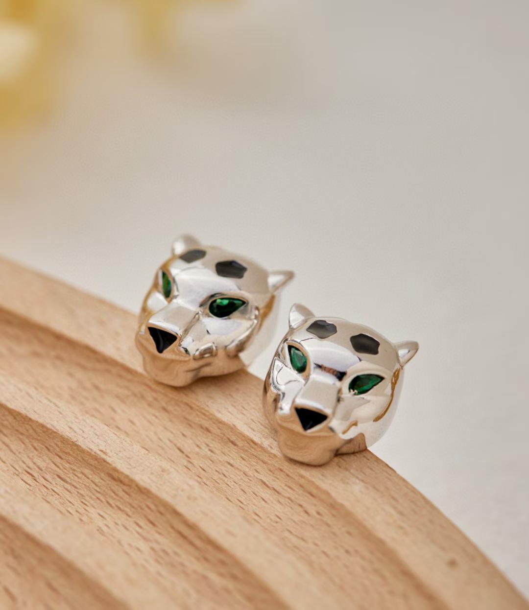 [Triumph Jewelry]CHRRTAH-PRINT STUD EARRINGS, THREE COLORS