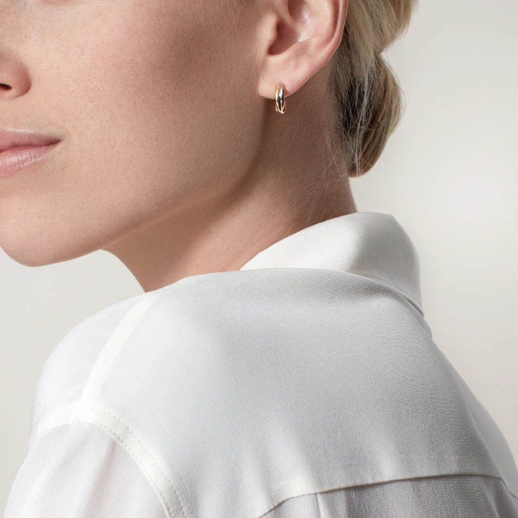 [Triumph Jewelry]TRINITY ON DIAMOND MINI EARRINGS
