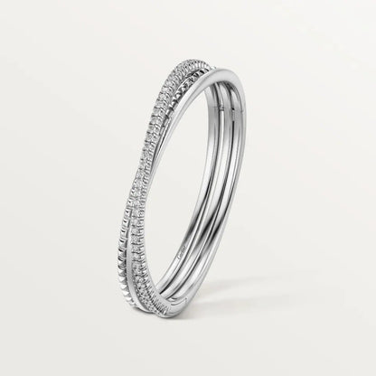 [Triumph Jewelry]ETINCELLE HALF-PAVED DIAMOND BRACELET