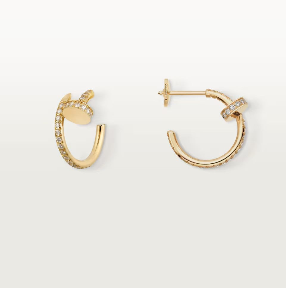 [Triumph Jewelry]JUSTE FULL DIAMOND SMALL EARRINGS