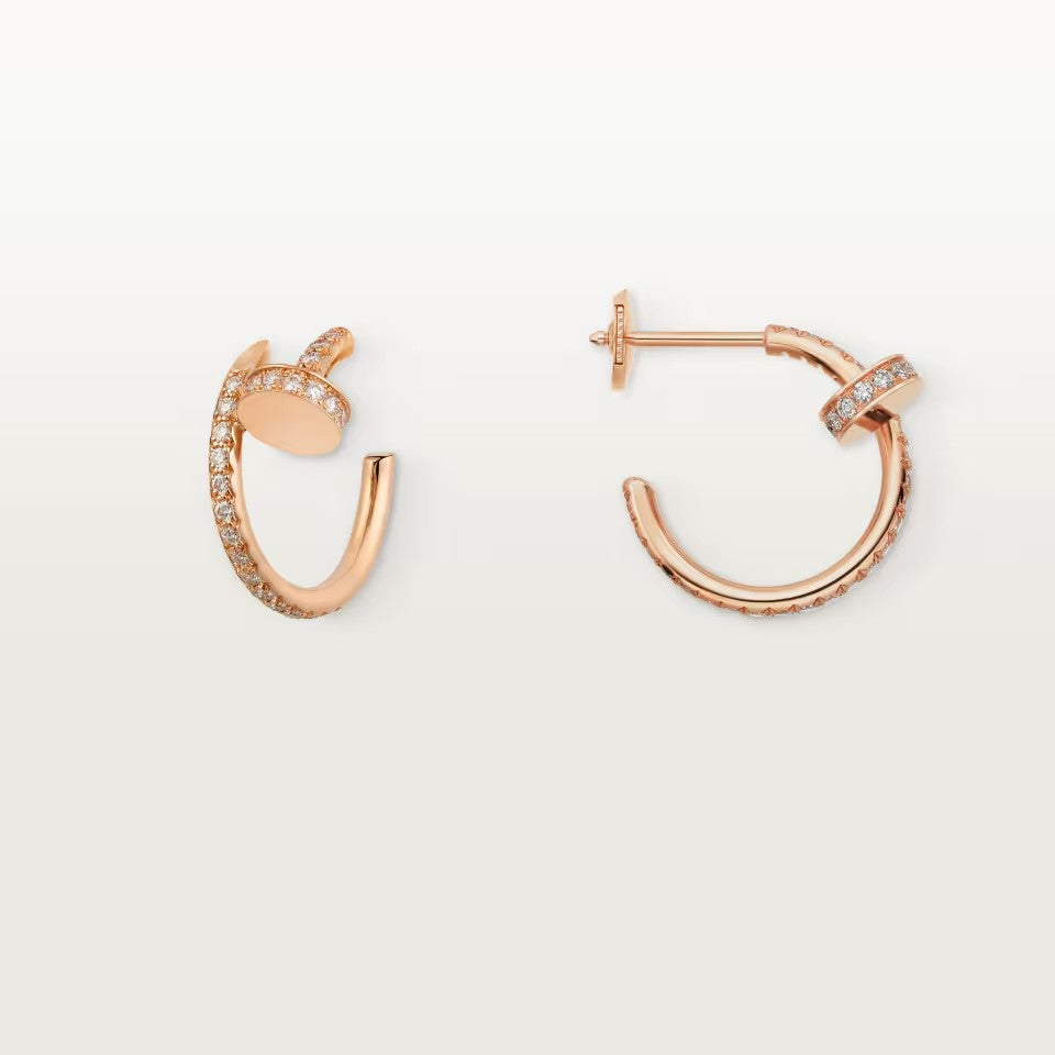 [Triumph Jewelry]JUSTE FULL DIAMOND SMALL EARRINGS