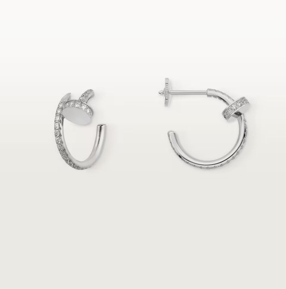 [Triumph Jewelry]JUSTE FULL DIAMOND SMALL EARRINGS