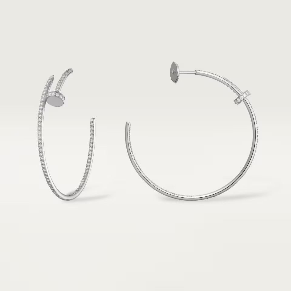 [Triumph Jewelry]JUSTE FULL DIAMOND LARGE EARRINGS