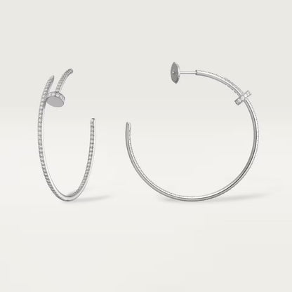 [Triumph Jewelry]JUSTE FULL DIAMOND LARGE EARRINGS