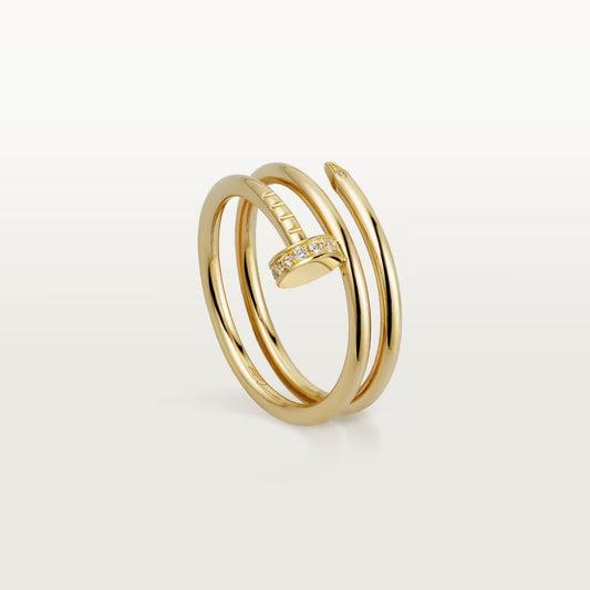 [Triumph Jewelry]JUSTE RING 4.8MM HALF DIAMOND