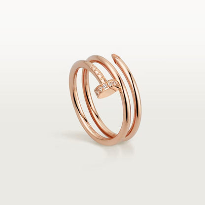[Triumph Jewelry]JUSTE RING 4.8MM HALF DIAMOND