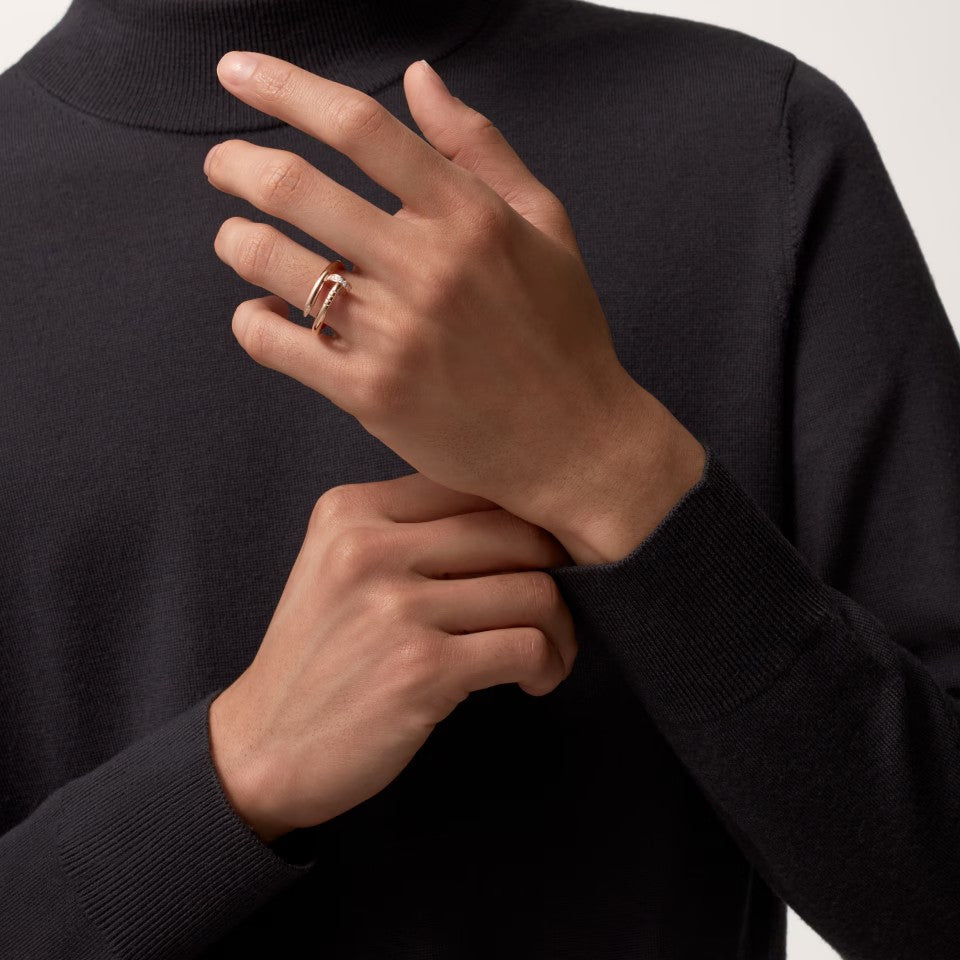 [Triumph Jewelry]JUSTE RING 2.6MM HALF DIAMOND