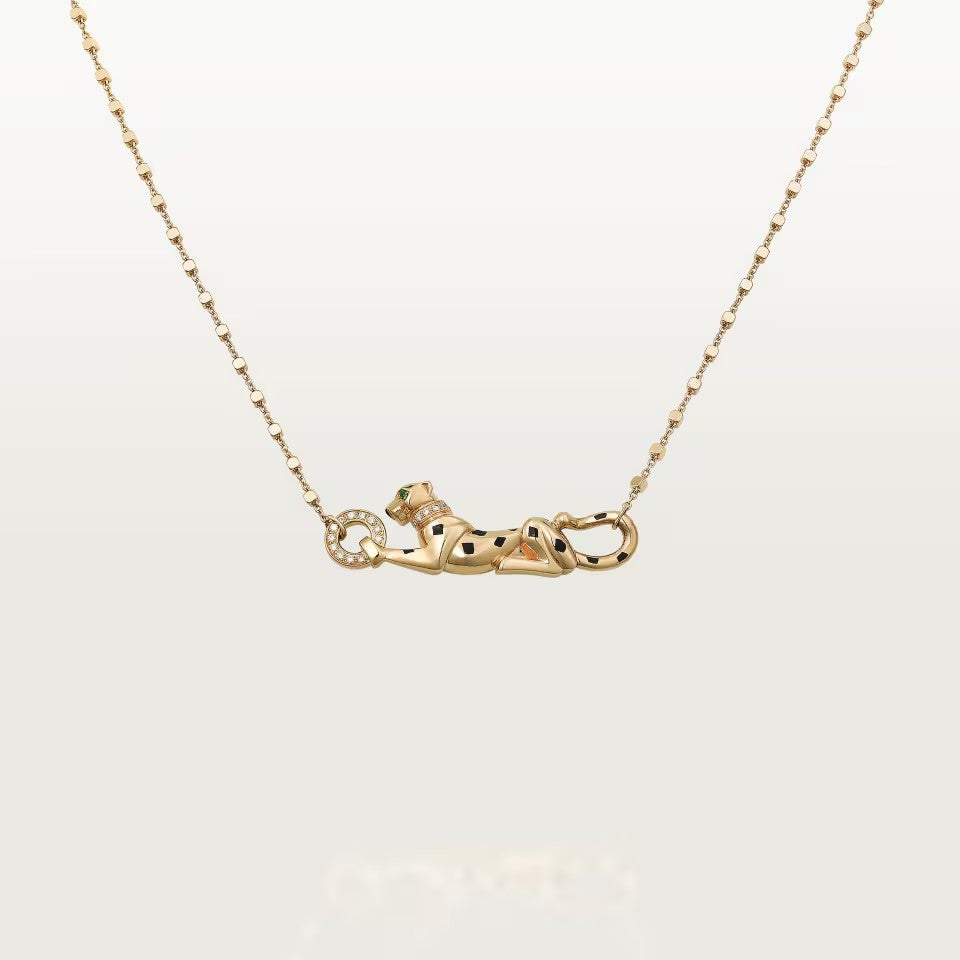 [Triumph Jewelry]PANTHERE FULL DIAMOND NECKLACE