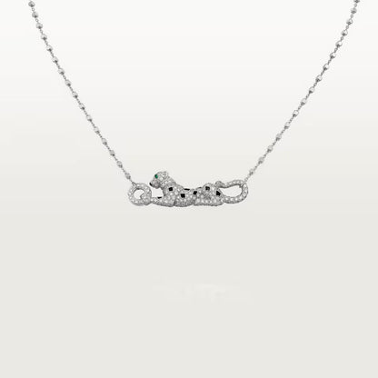 [Triumph Jewelry]PANTHERE PAVED DIAMOND NECKLACE