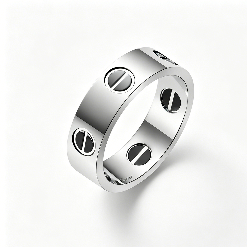 [Triumph Jewelry]LOVE RING 5.5MM NO DIAMONDS  CERAMIC