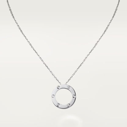 [Triumph Jewelry]LOVE NECKLACE 16MM 3 DIAMONDS