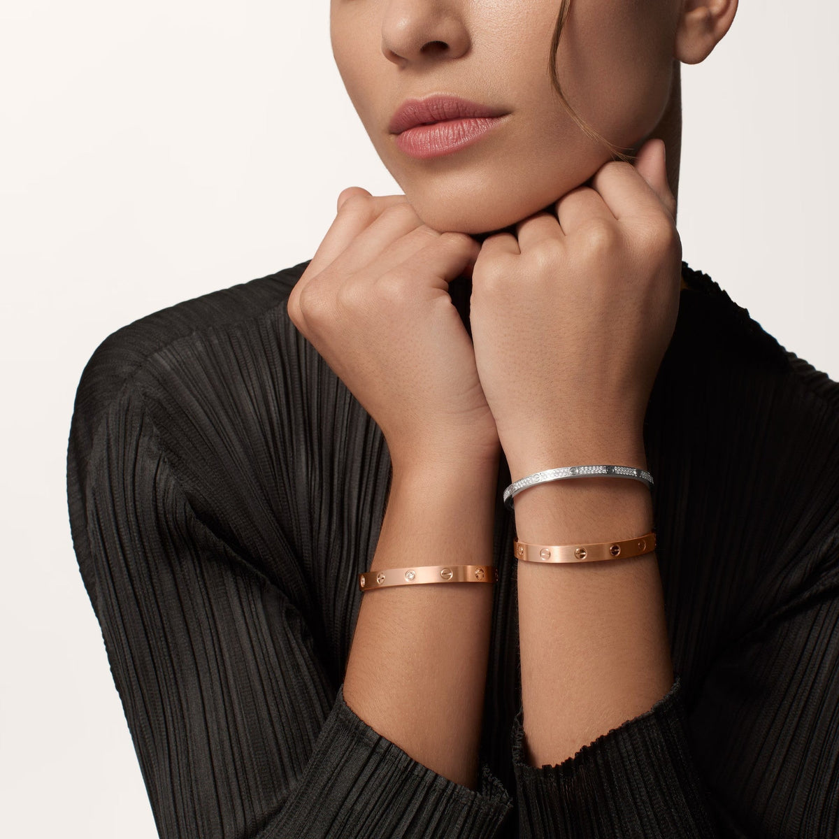 [Triumph Jewelry]LOVE BRACELET 6.1MM BRUSHED