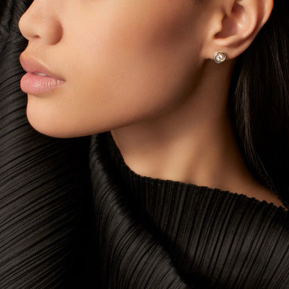 [Triumph Jewelry]TRINITY STUD DIAMOND EARRINGS