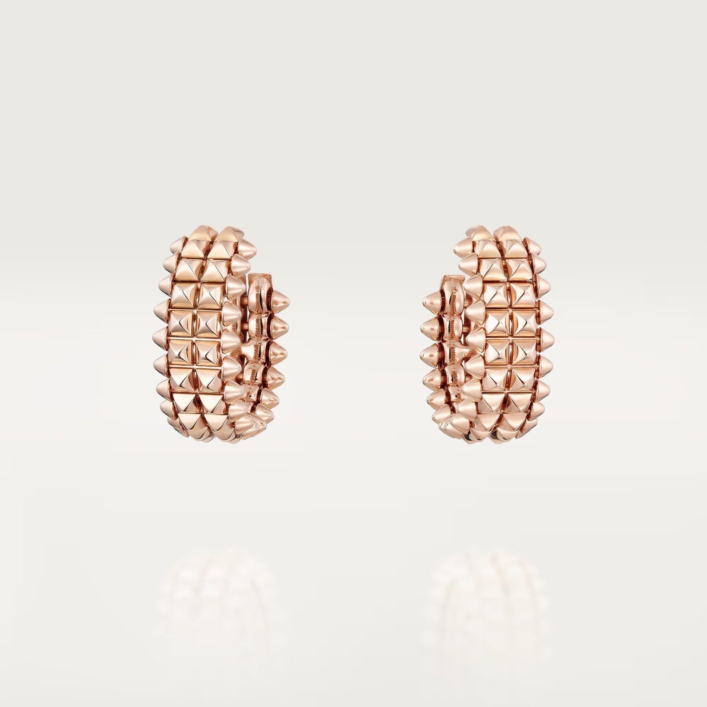[Triumph Jewelry]CLASH 9.2MM DOUBLE ROW EARRINGS
