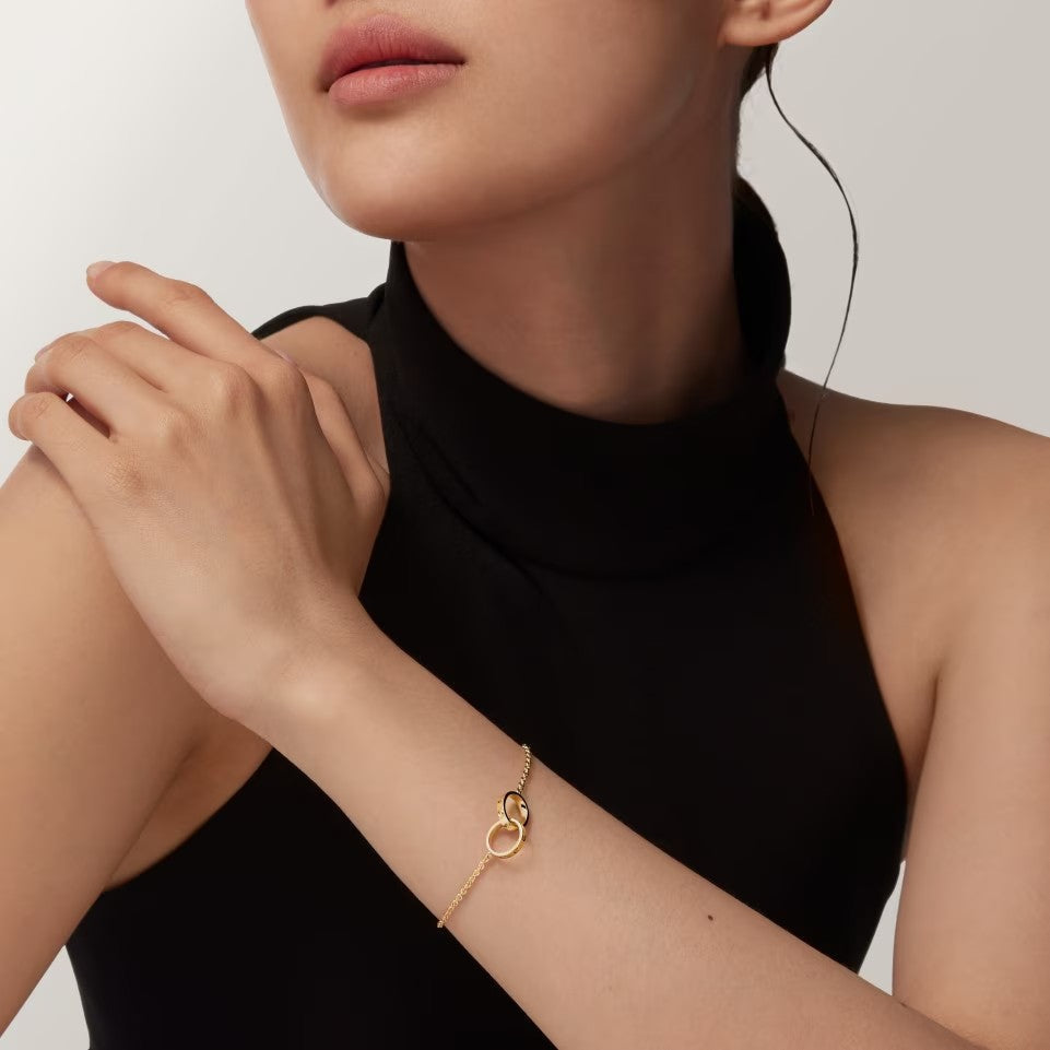 [Triumph Jewelry]LOVE BRACELET DOUBLE RING