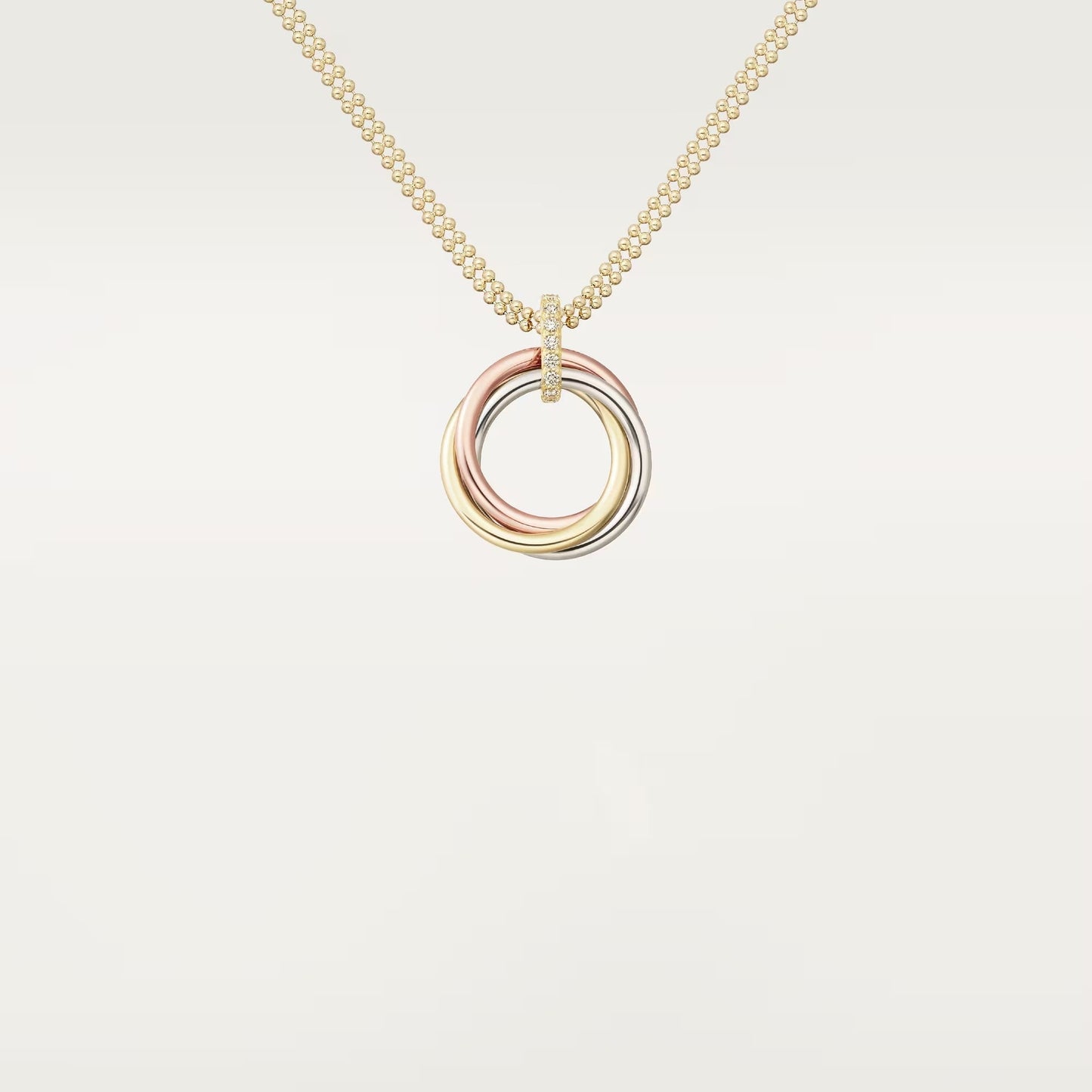 [Triumph Jewelry]TRINITY MEDIUM  DIAMONDS NECKLACE